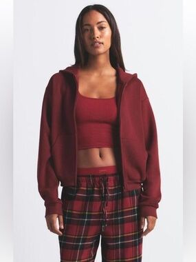 SKIMS | Tops | Skims Limitededition Barely Pink Heart Hoodie